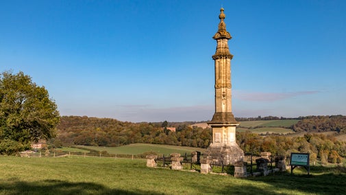 The Disraeli Monument at Hughenden, Buckinghamshire